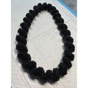 Shongololo XL African Twisted Beaded Necklace BOLD STATEMENT 24”